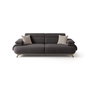 Atelier Del Sofa Bonjo Silver - Anthracite Sofá de 3 Plazas